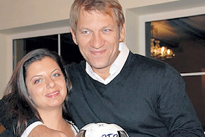 Маргарита Симоньян и её гражданский муж - Андрей Благодыренко