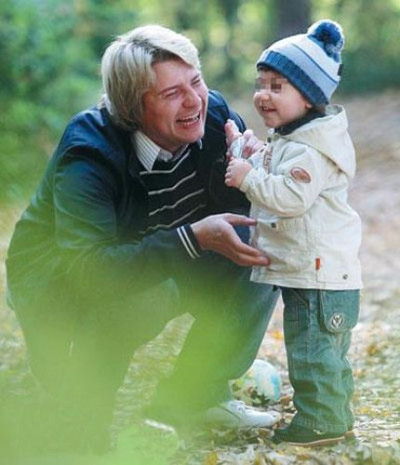 На фото: Николай Басков с сыном