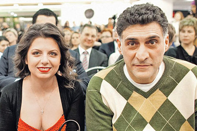 Тигран Кеосян и его жена - Маргарита Симоньян